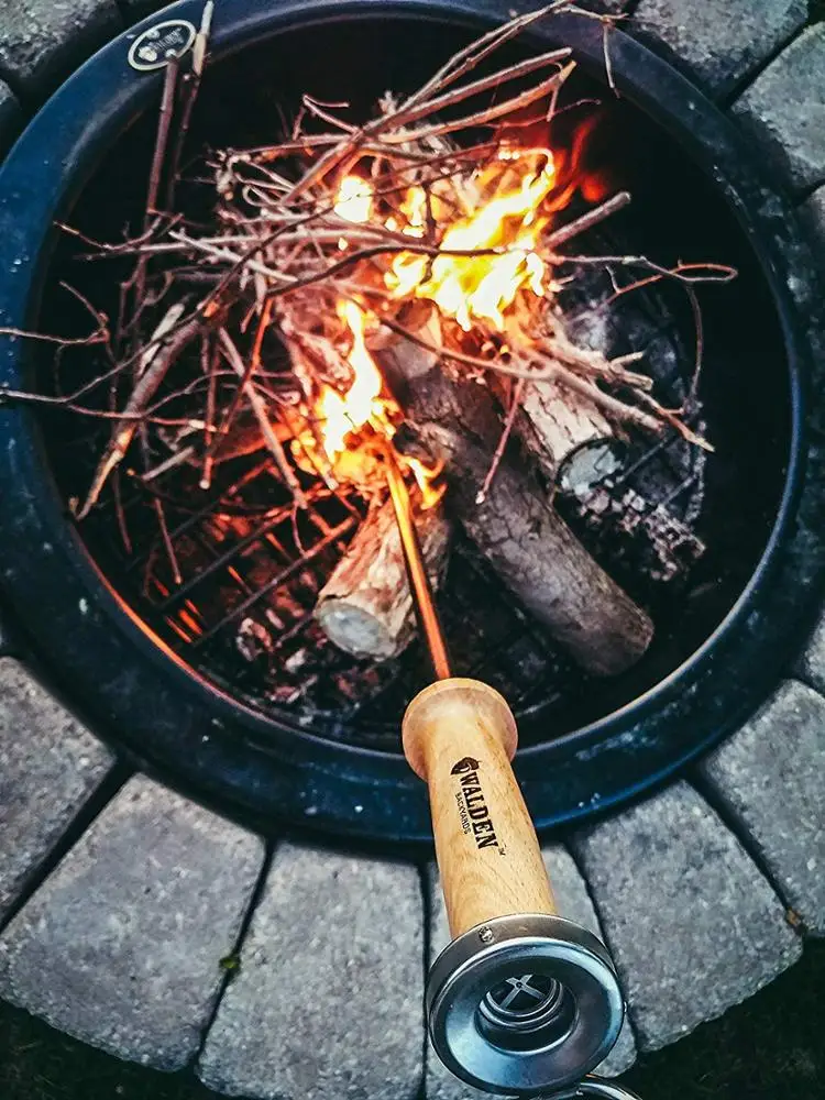 
Modern simple fire blowing poker, campfire tools and accessories fire pool flamethrower 