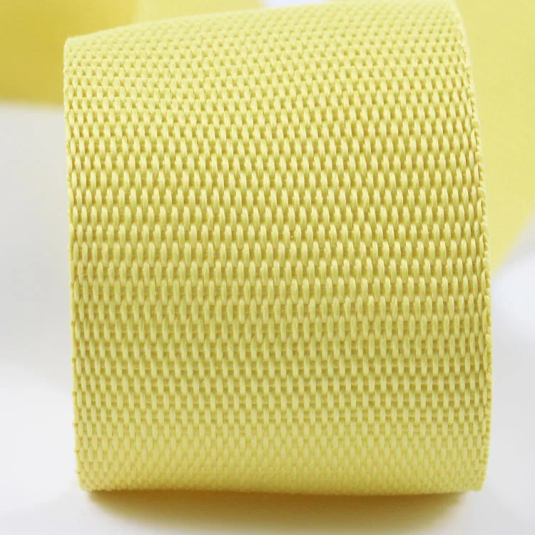 High Strength Aramid Fiber Webbing Meta Aramid Fiber Woven Tape Fabric Belt, Flame Retardent aramid Fireproof Safety Belt