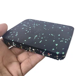 recycled rubber floor mat gym tiles flooring for machine antislip indoor easy install soft easy installation