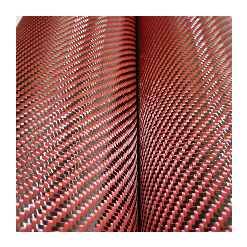 Twill Weave Aramid 1500D 3k Carbon Fiber Cloth