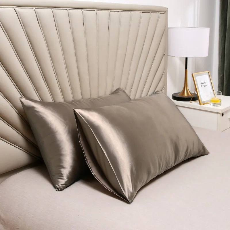 Bedroom Satin Luxury Pillow Cover Mulberry Silk Pillow Cases