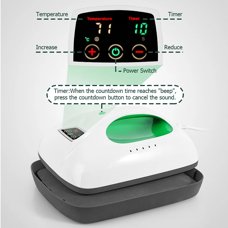 Wholesale Hot selling Newest Portable Sublimation Machine Hand Held for  Logo Mini Easy Operate T-shirts Heat Press Machine