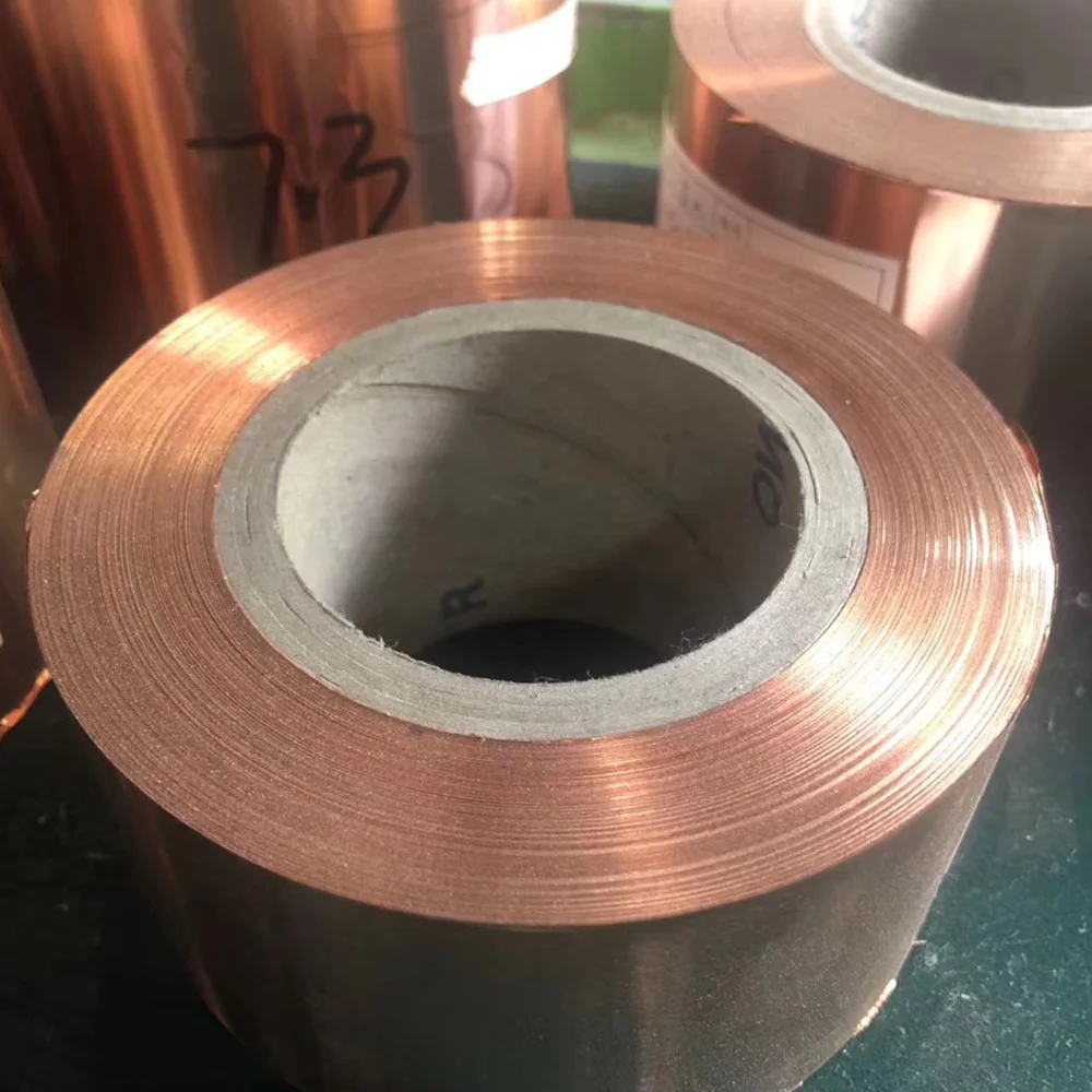 Industrial Metallic Strip Earthing Conductive Copper Foil Sheet Tape For Stained Glass