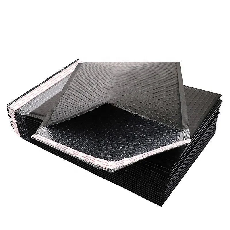14X16+4CM Paper Bubble Envelopes Padded Mailer Bag Black Bubble Mailer Bags Logo Small Bubble Mailer Shipping Envelopes Bag