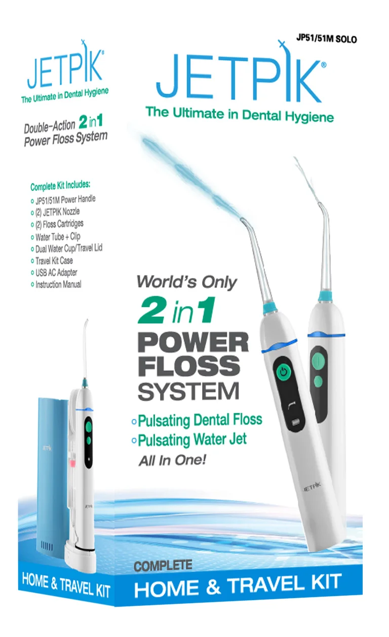 Jetpik JP50 solo Portable water flossing Toothbrush Oral Irrigator