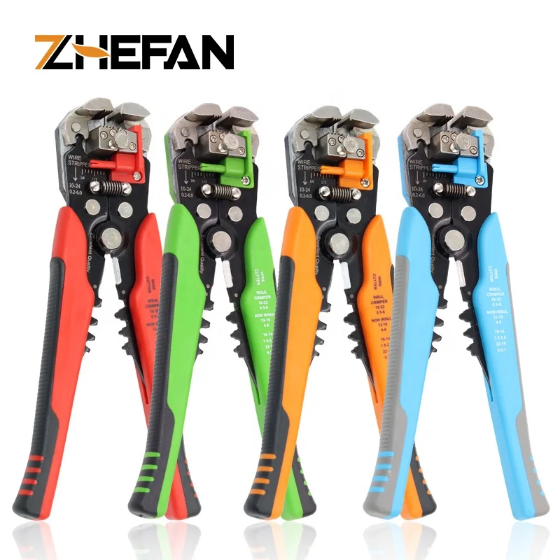 ZHEFAN 8-дюймовый инструмент для зачистки проводов саморегулирующийся кабельный резак обжимной автоматический Режущий промышленности