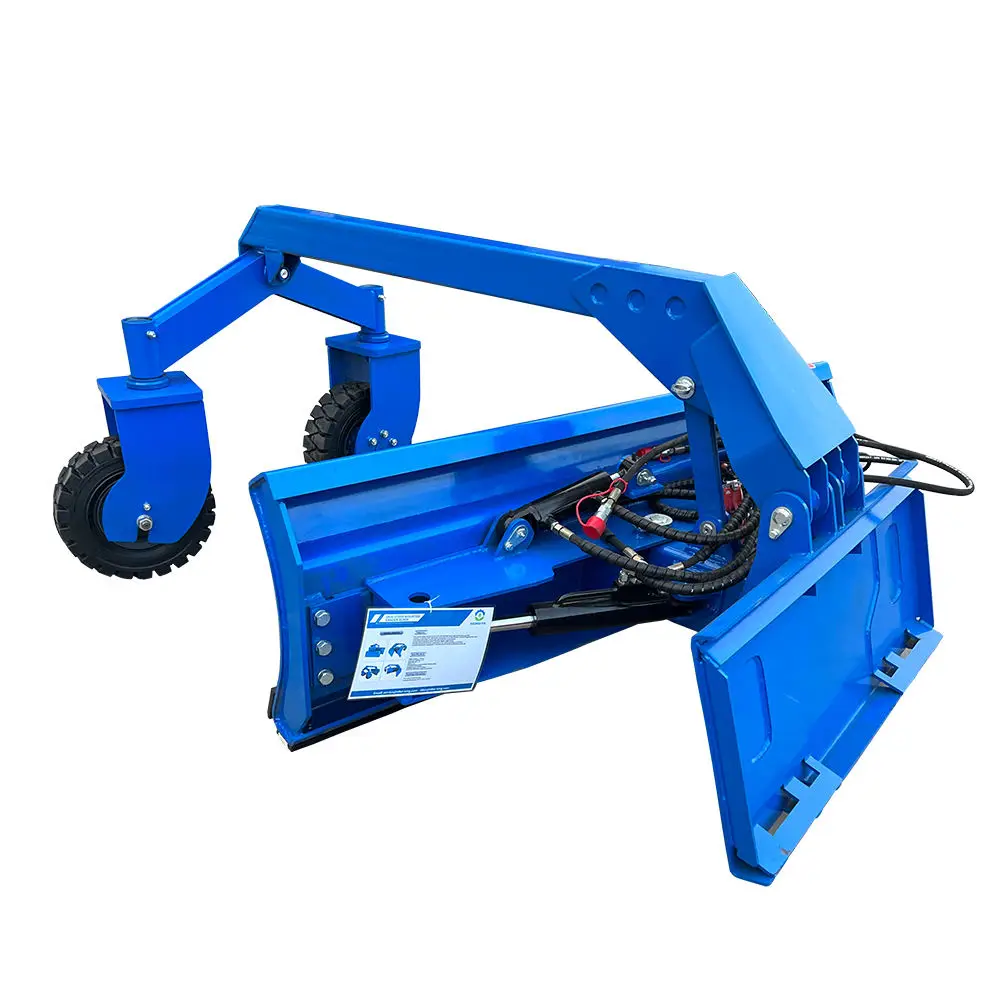 New skid steer attachment grader hydraulic grader blade for skid steer loader