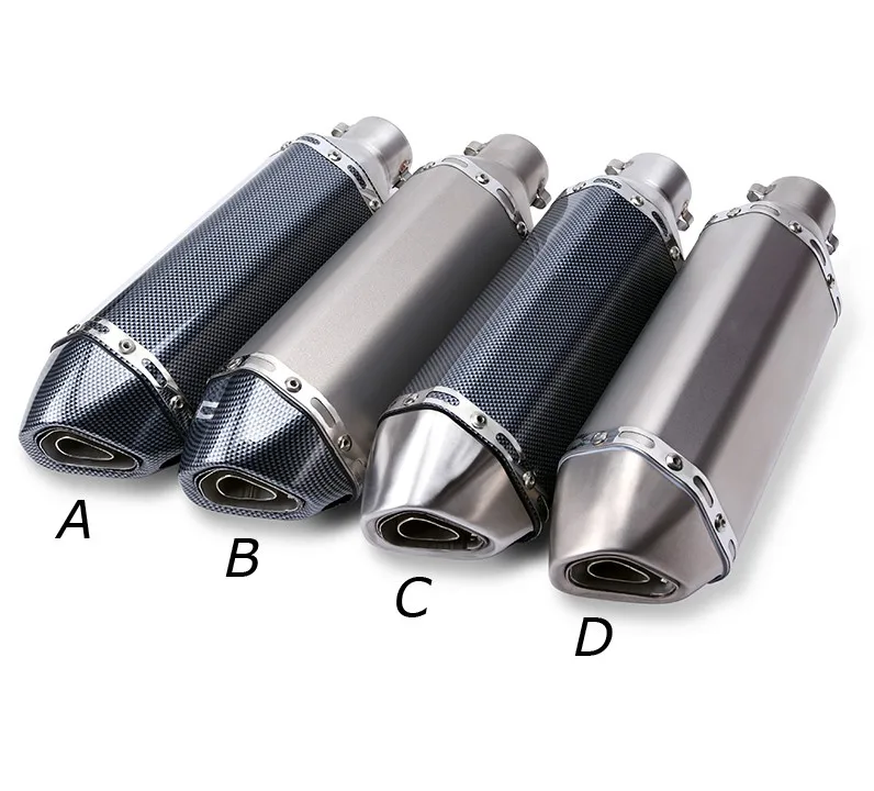 51MM Universal Motorcycle Exhaust project Muffler for motorcycle R25 R3 ninja250 300 400 cb190ss exhaust