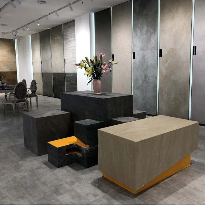 
Grey Matt finished rustic porcelain tiles flooring anti slip artificial marble floor tiles 