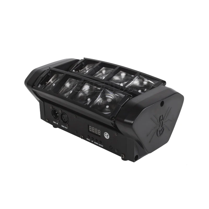 Mini LED Beam 8x6W Spider Light RGBW Laser DJ Show Moving Head Lighting for Church Theater