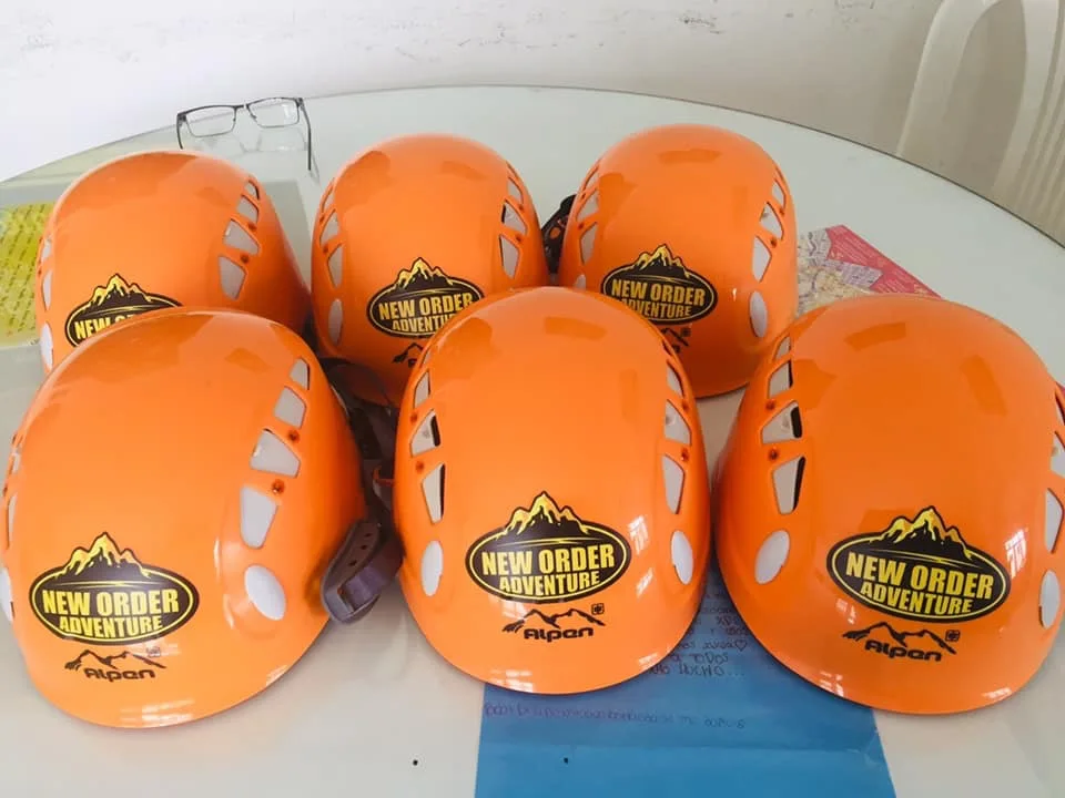 Outdoor CE EN12492 Sports climbing and skating light weight safety Helmet with EPP inner