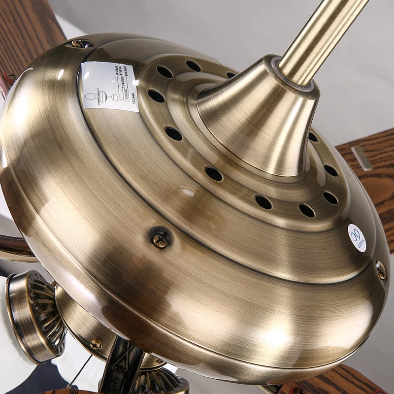 
Coffee Shop Old Used Design House Chandelier Steel Metal Usha Decorate 5 Wings CE Ceiling Fan Blade With Light 