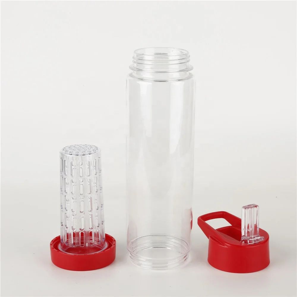 700ml Bpa Free Plastic Fruit Infuser Juice Water Bottle For Kids School