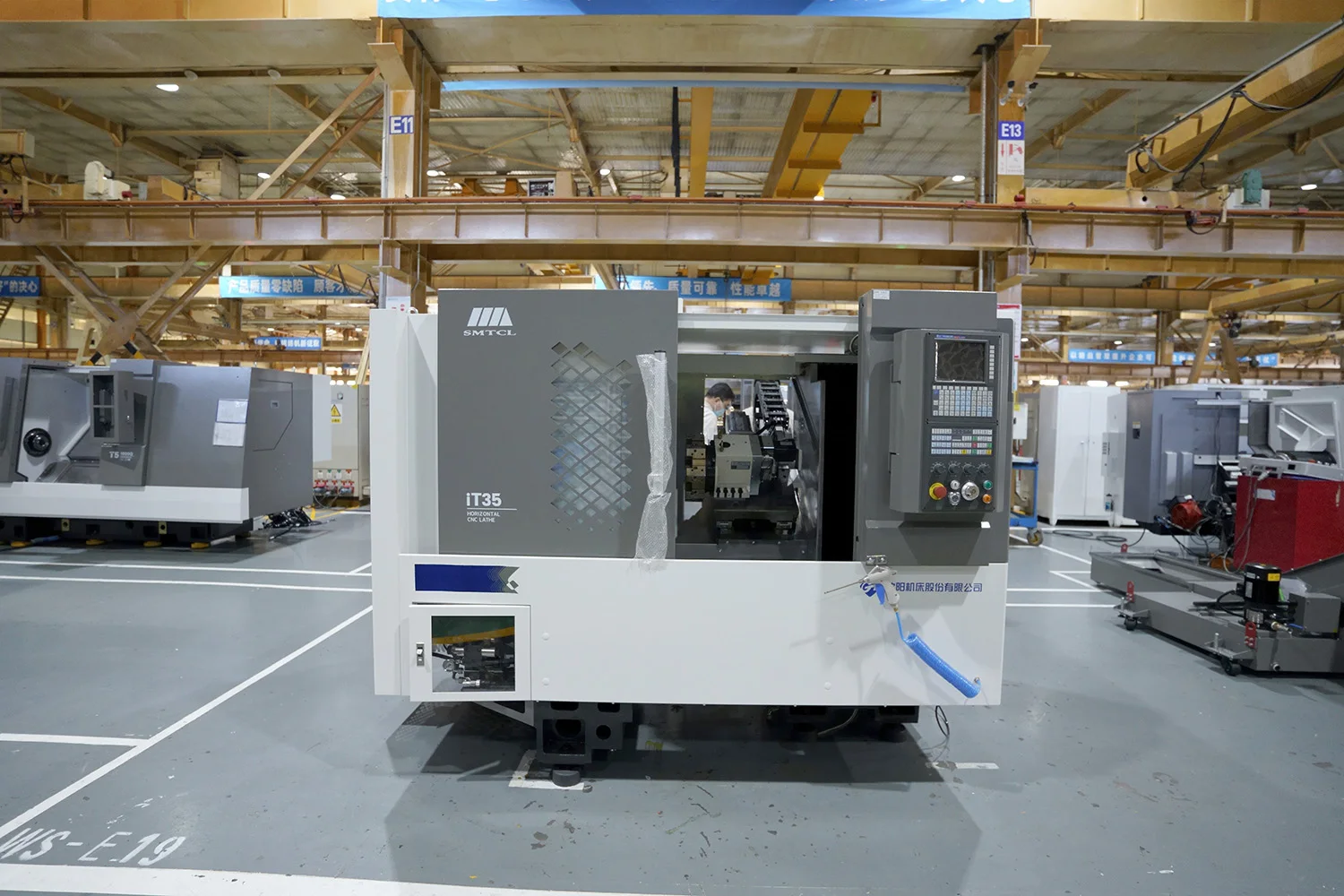 GT SMTCL IT35 Automatic Slant Bed CNC Lathe Machine Turning for Metal