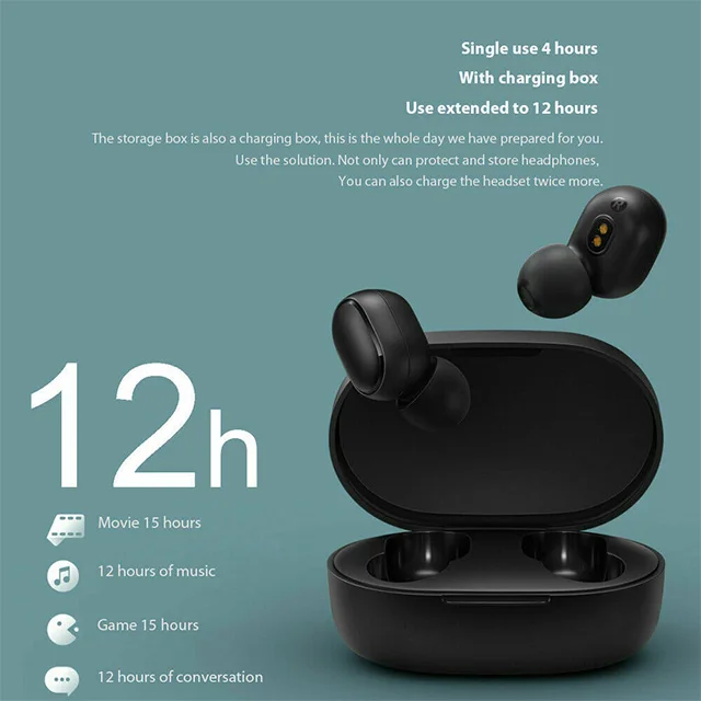 Cheap A6S TWS Earphone 5.0 In Ear Headphones Wireless Earbuds For Redmi Xiaomi