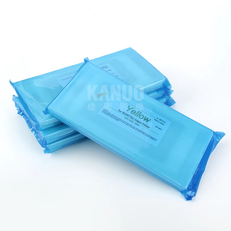 Simple package Noritsu Orignal Y Ink Cartridge H086078 Yellow Color for Noritsu D701 D703 D1005 D1005HR Green Green-II Inkjet Pr