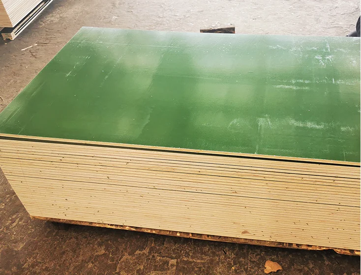 PP Plastic Plywood for Construction Green Plastic Film Faced Shuttering Plywood