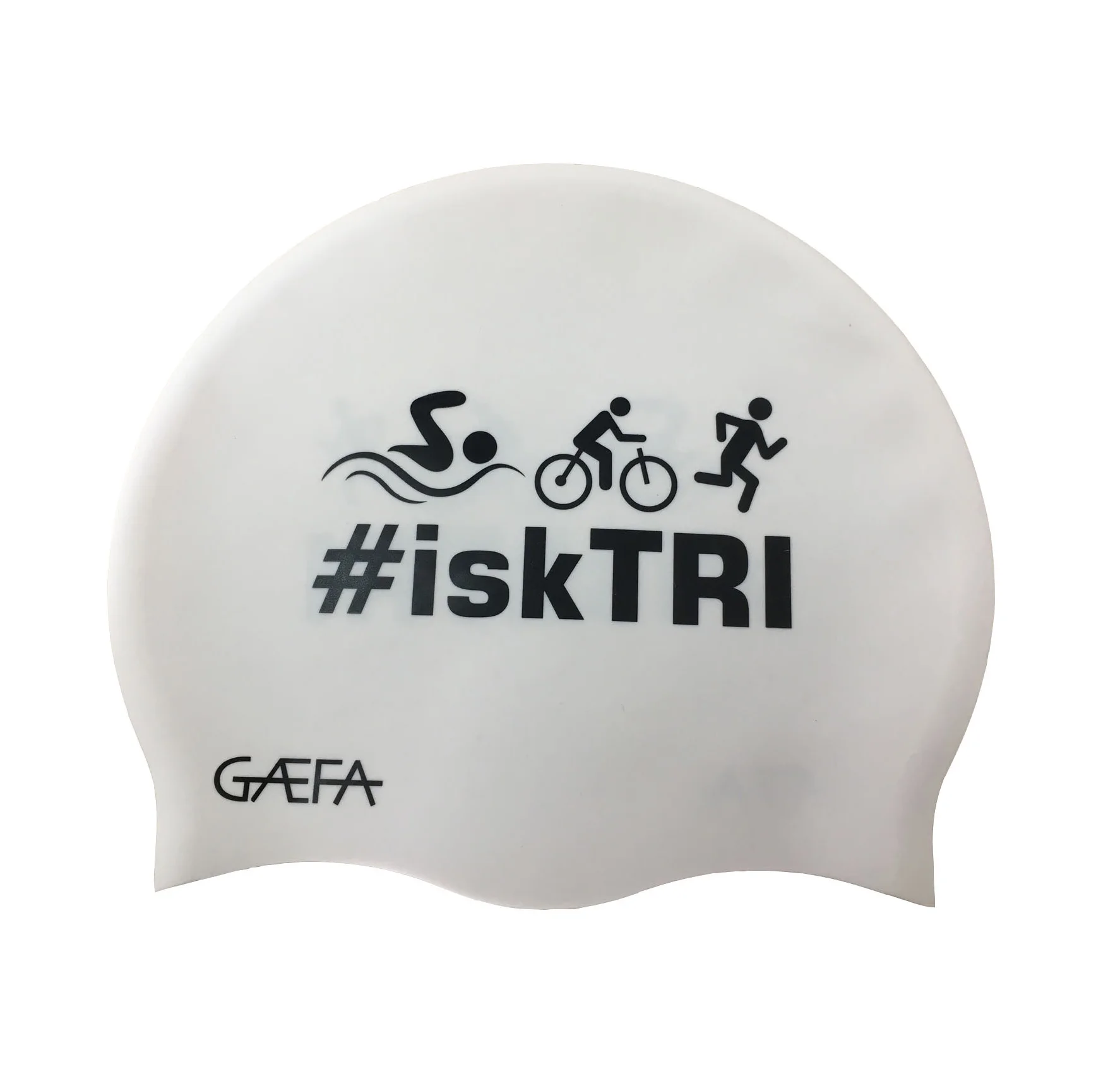 High Quality Custom Waterproof Logo Print Silicone Swim Cap