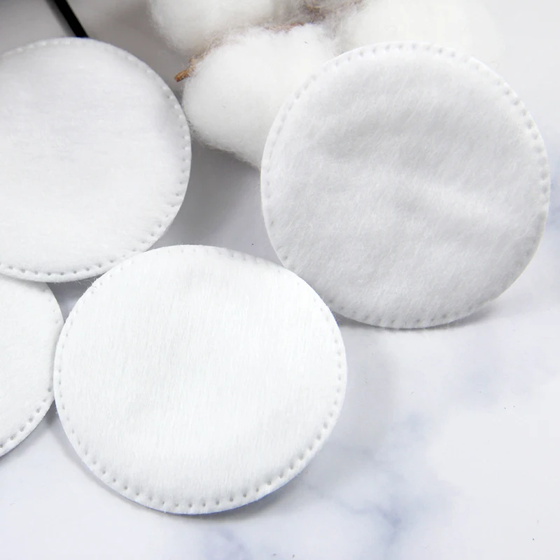 Hot sales 100 pcs disposable cotton pad round cotton pads makeup remover