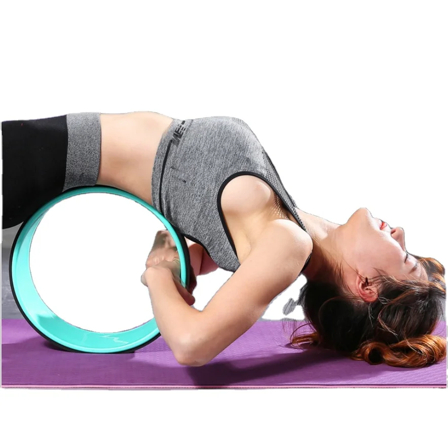 Wholesale custom Eco friendly TPE material gymnastic rings training ports yoga wheel set