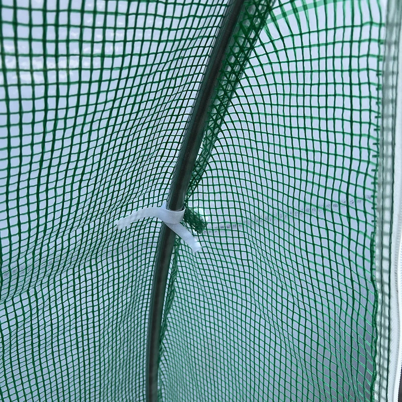 Waterproof Small Metal-Frame Greenhouse for Home Use Backyard Walk-In Polytunnel for Winter Season Gardening Plant Growth