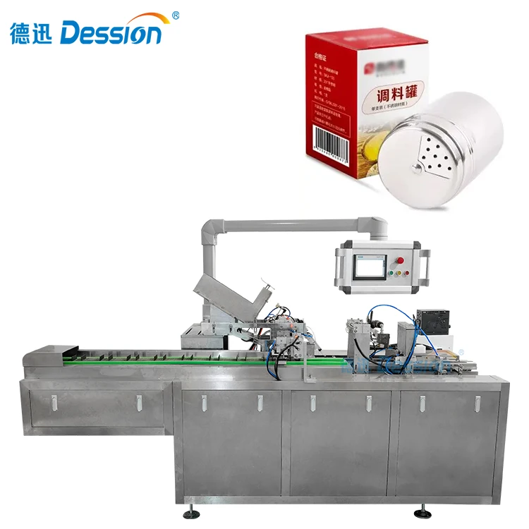 Easy setting automatic food can cartoning machine tin can box packing machine tin can carton packaging machine
