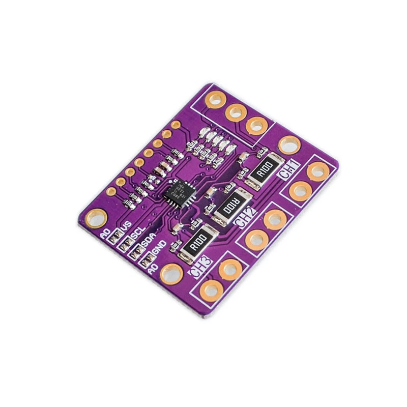 MCU-3221 INA3221 Three-way low/high side I2C output current/power monitor module