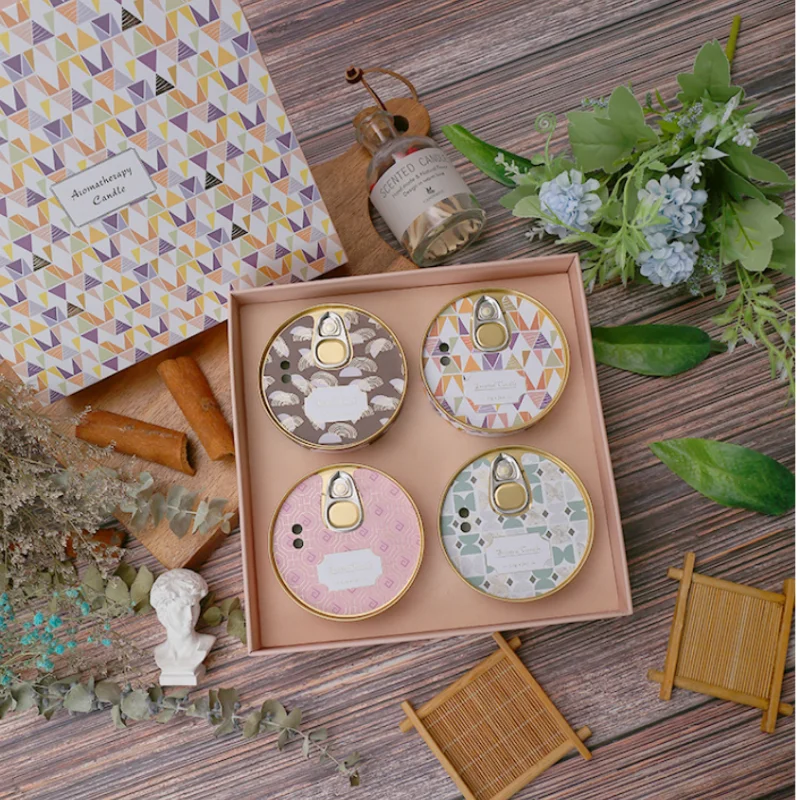 120g Soy Wax Romantic Scented Candles Aromatherapy Wholesale Fragrance Candle Home Decoration Luxury Aromatherapy Can Festivals