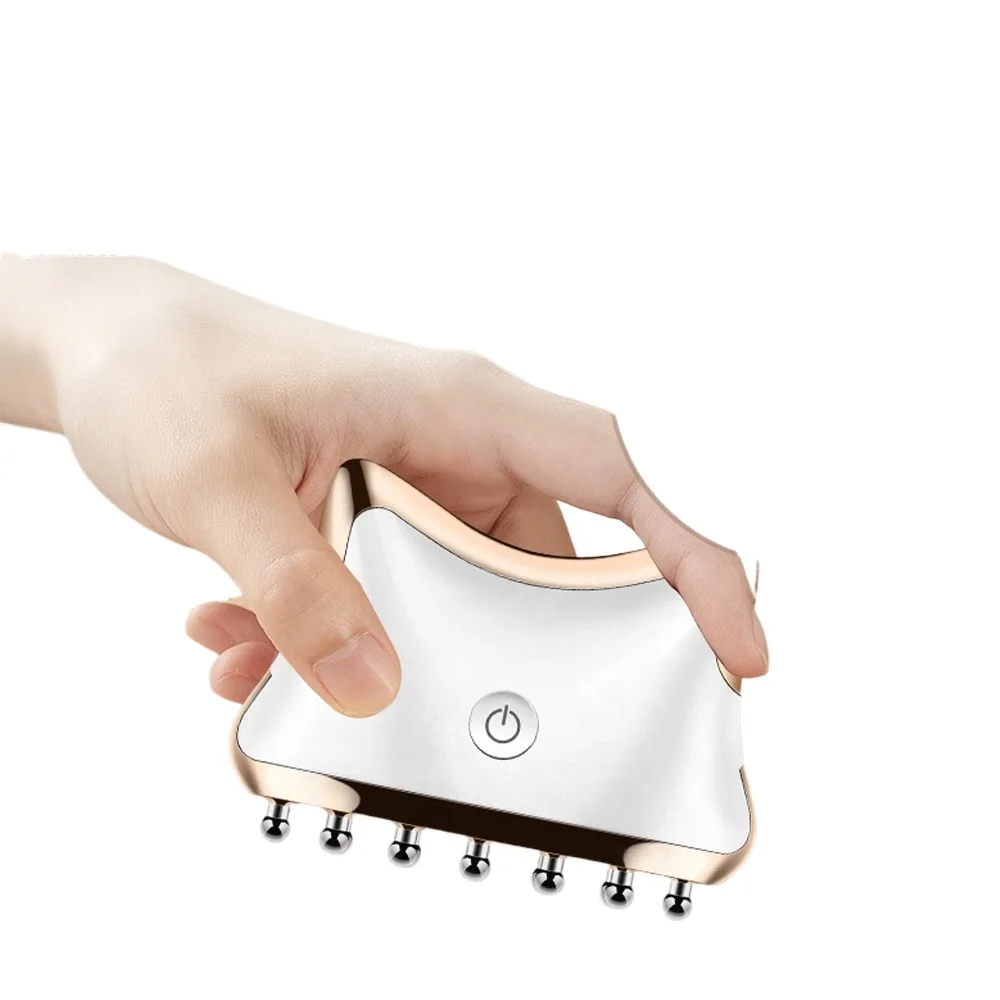 Premium EMS Microcurrent Meridian Led Face Neck Lift Microcurrent Guasha Facial Tool Guasha Body Massager Achieve