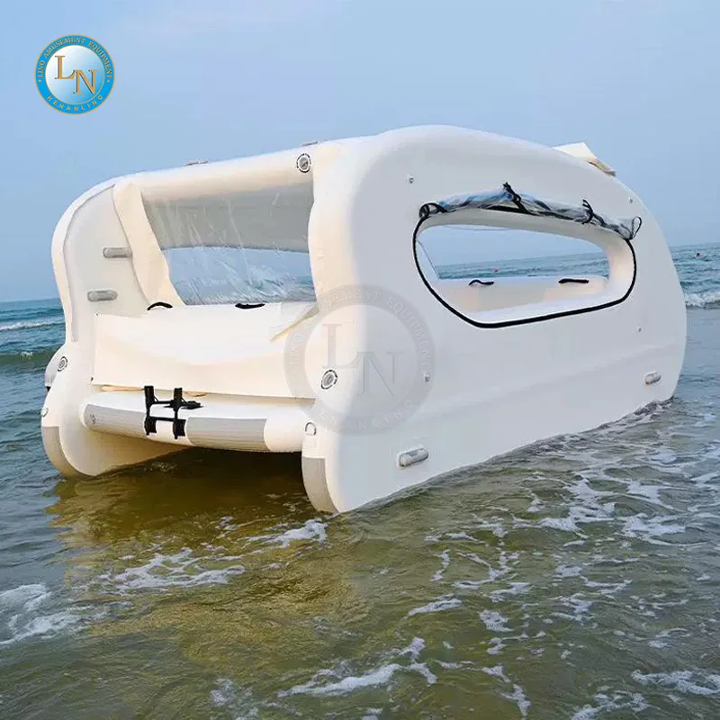 High Quality Inflatable Boat House for Water Houseboat water houseboat pontoon floats