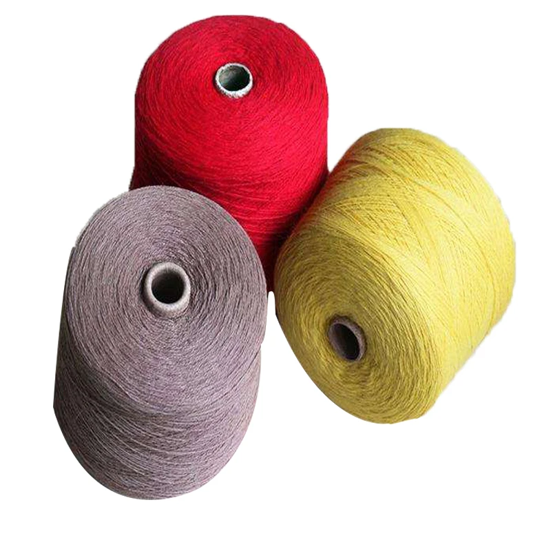 Factory Sale 18S In Stock Colors 100% Spun Polyester Dope Dyed Yarn For Socks