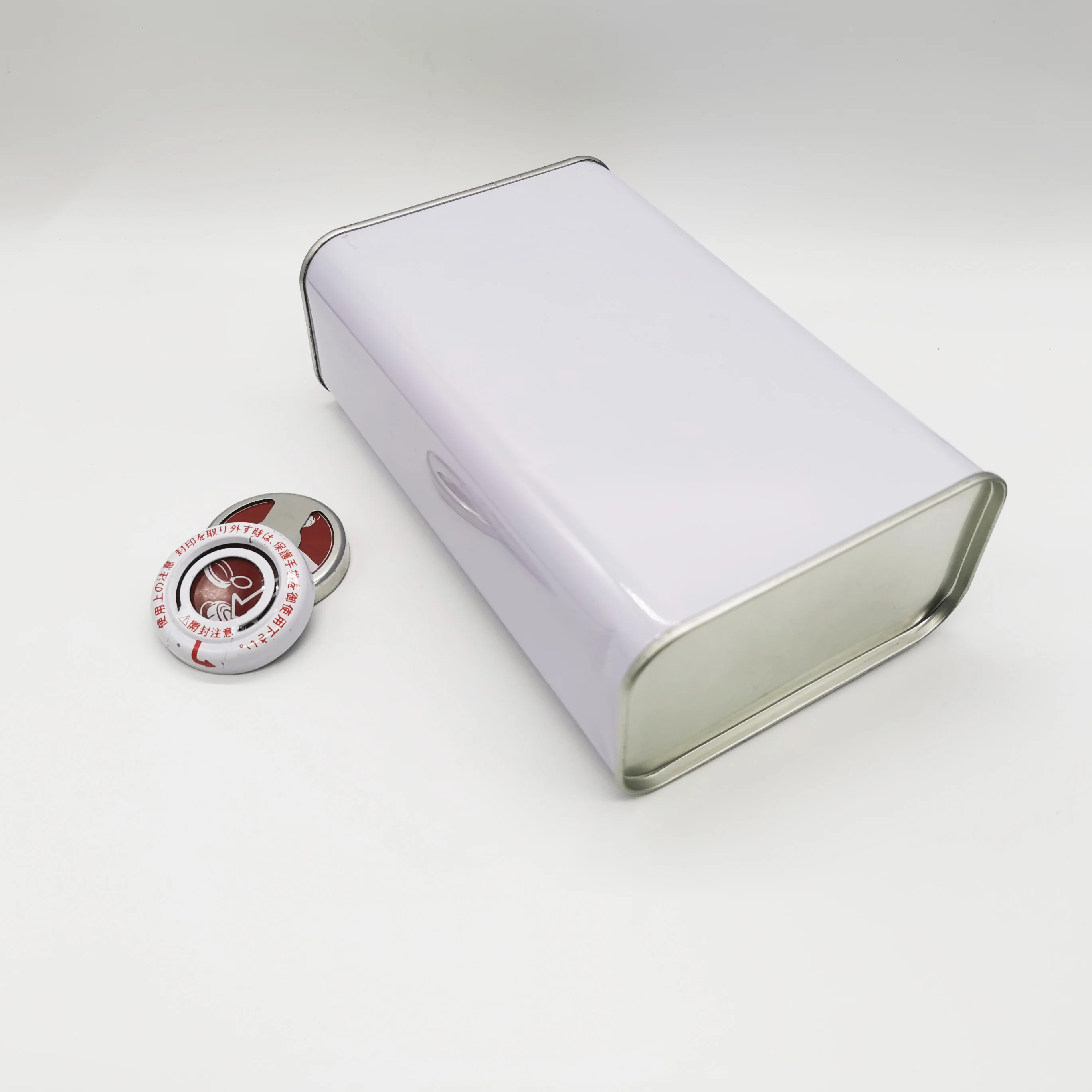 
high quality 5L rectangular empty metal container industrial oil tin cans 
