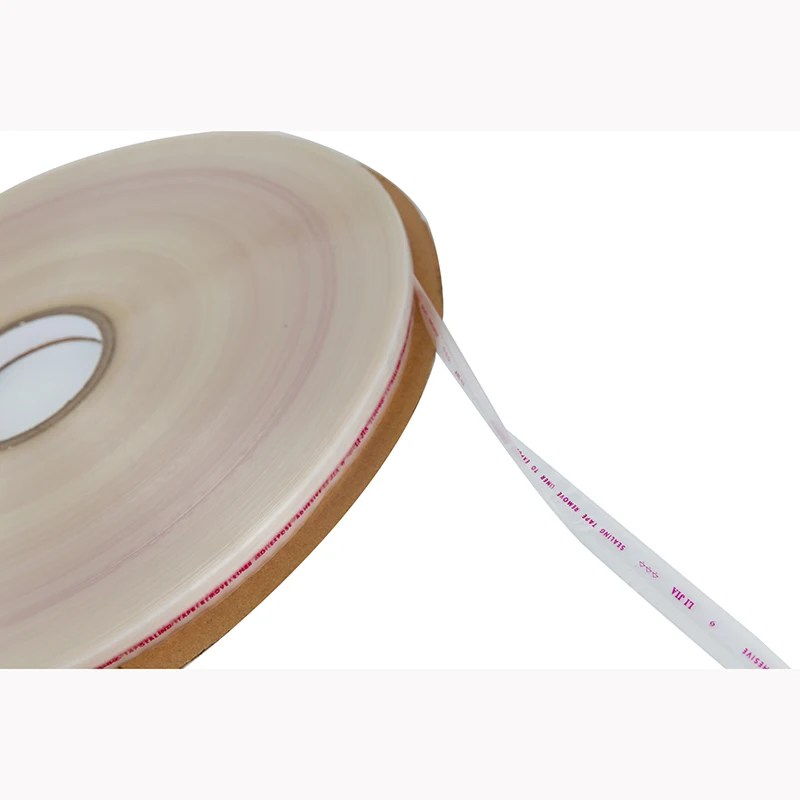 High Quality Easy To Tear Hdpe Film Resealable Bag Sealing Tape For Promotion