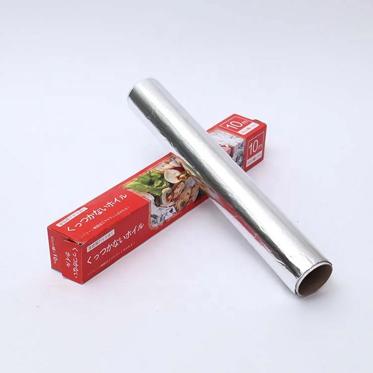 Wholesale Price High Quality Food Packing Household Aluminum Foil Roll Food Packaging Food Grade AA Holographic Impression 012
