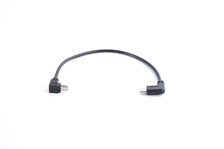 90 Degree Angle USB 3.1 type c Male to Mini USB Male Cable Adapter Converter