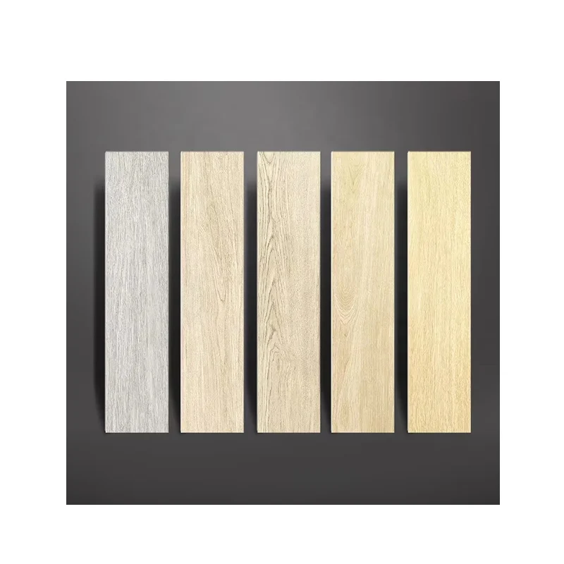 Ceramic Wood Glazed Matte Finished Rustic Floor Tiles Ceramic Wood Porcelain Tile 60X120 Matte Wooden Design Floor Tiles