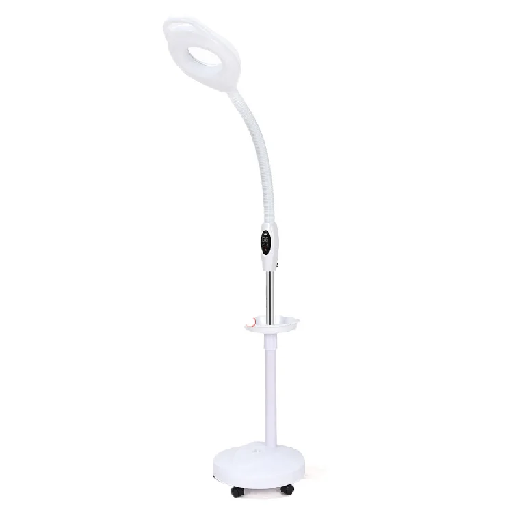 Прочная лампа для спа-салона с поддоном для хранения, светодиодная увеличительная лампа для удаления морщин кожи лица