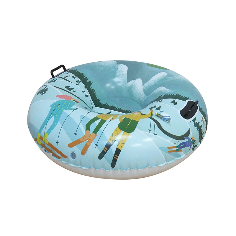 Heavy Duty Pvc Inflatable Snow Tube Durable Sled Snow Toys for Winter Outdoor Sledding Sports Fun Winter Fun Snow Tube