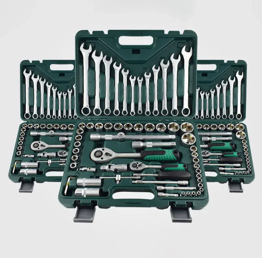 61pcs Hardware Tools Ratchet Socket Wrench Tool Set Box Car Repair Combination Tool Kit Socket Set With Spanner