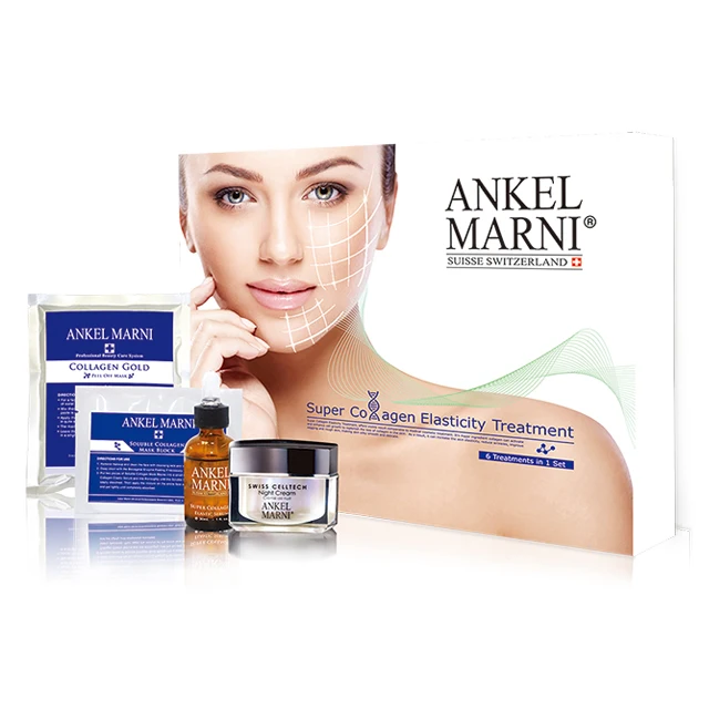 Swiss Made ODM Facial Supplies Anti Wrinkle Beauty Salon Treatment Set Super Collagen Elastic Wholesales Skin Care Products