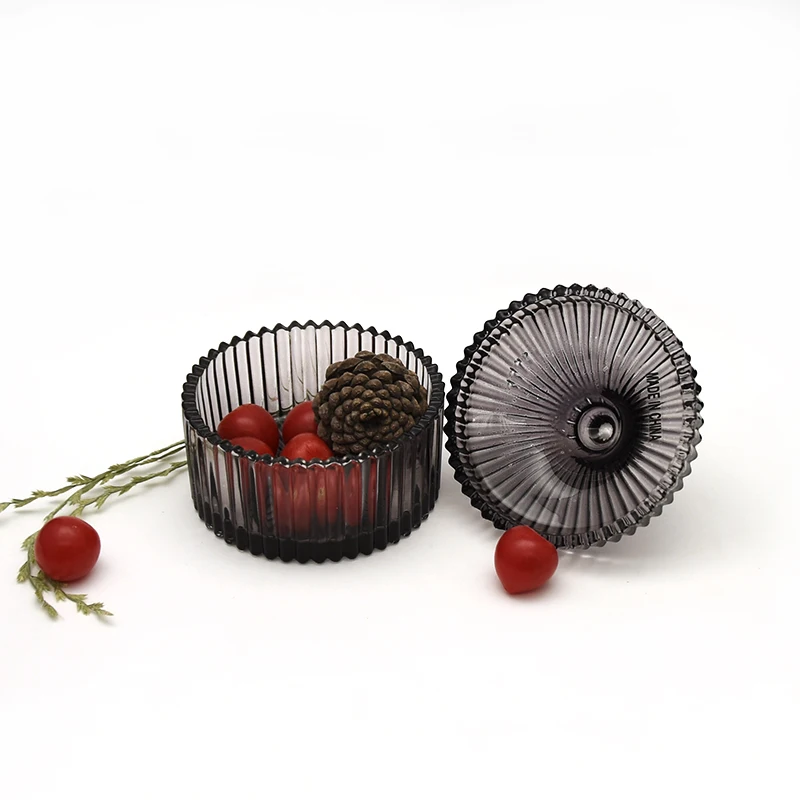 Европейская стеклянная банка для конфет прозрачная шкатулка ювелирных изделий хранения сухих фруктов и закусок на свадьбу Рождество