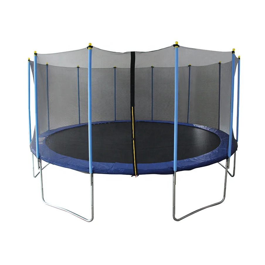 Funjump New Arrival Best Big 16FT Outdoor Trampolines 10FT 12FT 13FT 14FT 16FT Large Trampoline with Safety Net Enclosure