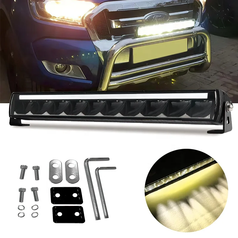 20 дюймов 100 Вт drl оптовая продажа led свет bars12v прямые водонепроницаемый высокой мощности светодиодный бар для бездорожья грузовик внедорожник atv utv
