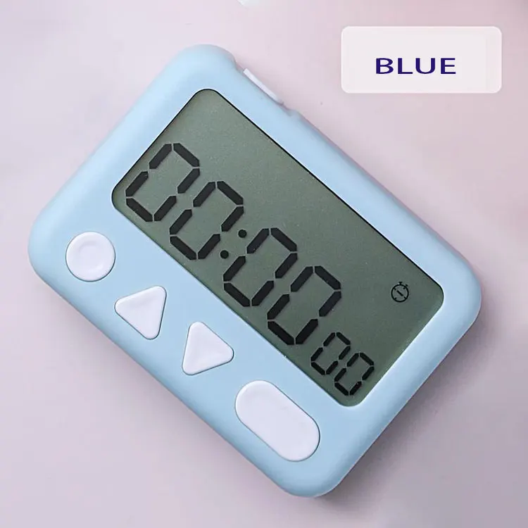 
Factory latest design Count down timer LED kitchen silent volume adjustable clock 