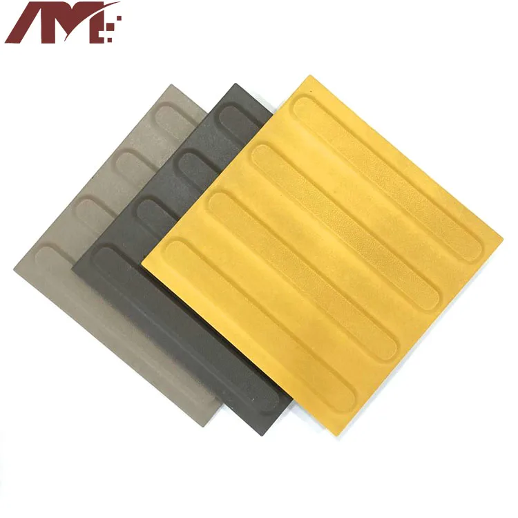 outside road park street outdoor floor sidewalk blind guiding brick tile