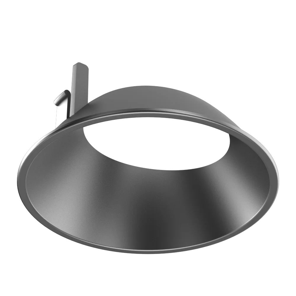 golden color anti glare plastic led light reflector for led downlight spot