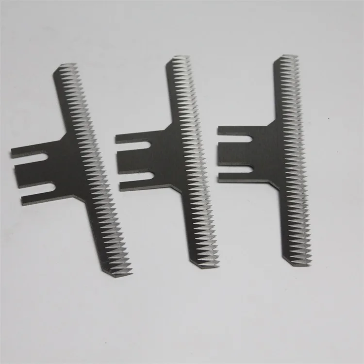 Мешки для пленки, нож для резки, зубчатая машина для упаковки пищевых продуктов с одной кромкой, зубчатые лезвия, лезвие для резки пленки