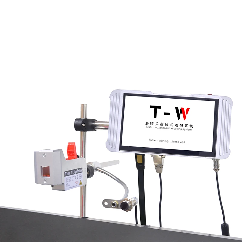 MISJET TW1 25 4 мм с двойной головкой термоструйный принтер для продукта или даты истечения срока годности упаковки