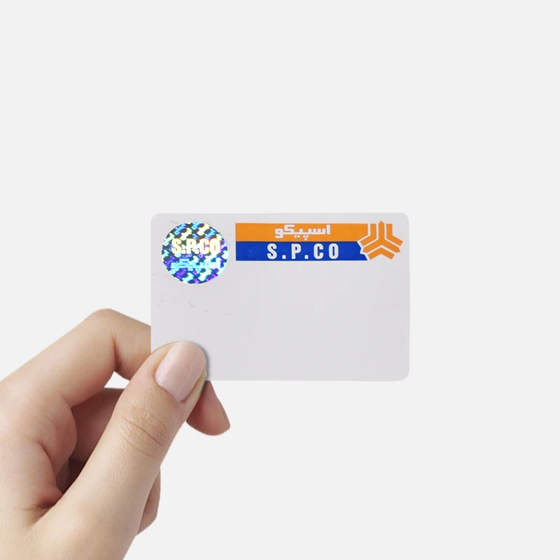 Hot Stamping Foil Hologram Strip label sticker security anti-counterfeit sticker for  Booklet Ticket Coupon Booklet