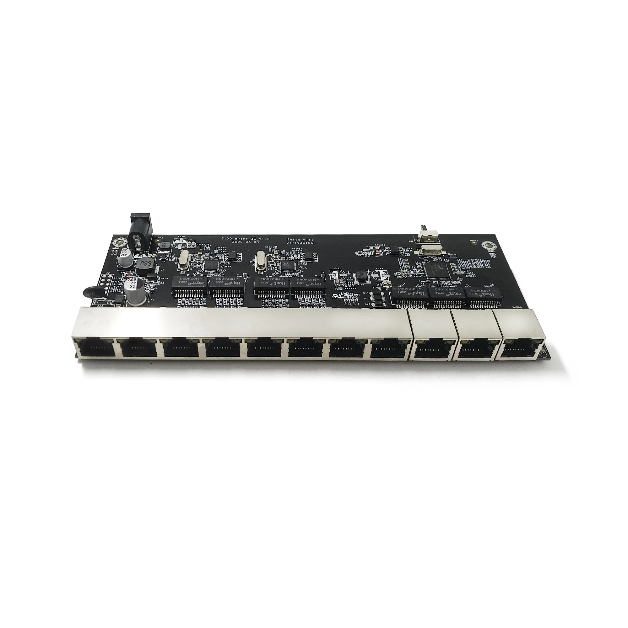 Оптовые продажи обратный PoE волоконный коммутатор 8 портов 10/100 м с 3 гигабитными портами сетевой печатная